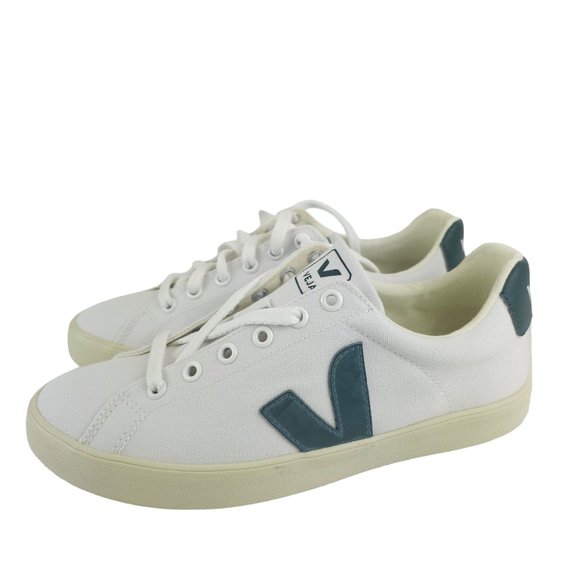 VEJA Esplar SE Canvas Mesh Sneakers White California US 7 and 8 - Picture 2 of 10